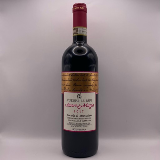 PODERE LE RIPI "AMORE E MAGIA" BRUNELLO DI MONTALCINO DOCG 2017